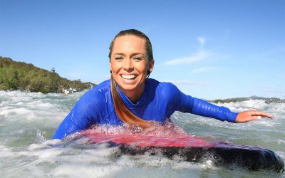 Ladies surfing – Learn to surf with Surfing Services